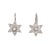 Cathy Waterman Diamond Star Earrings Platinum Estate Fine Signed Jewellery - 2 Pieces For Sale - Image 4 of 4