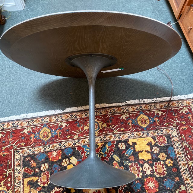 Restoration Hardware Aero Wood Round Dining Table Chairish