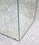 Mid Century Modern Pedestal Mirror Square Table Display Art Glass Rectangular For Sale - Image 11 of 12