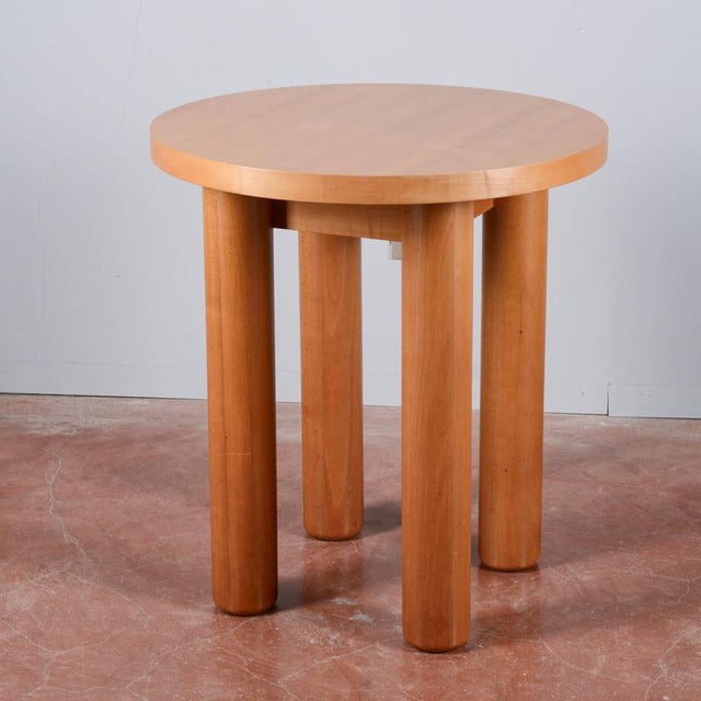 Italian Round Coffee Table, 1980s For Sale - Image 6 of 9