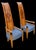 Art Deco Pair of Vintage Art Deco Style Burl Right/Left High Back Chairs For Sale - Image 3 of 14