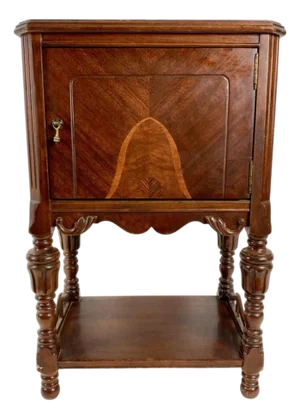 Antique Gentleman's Mahogany Humidor Cabinet, Restored