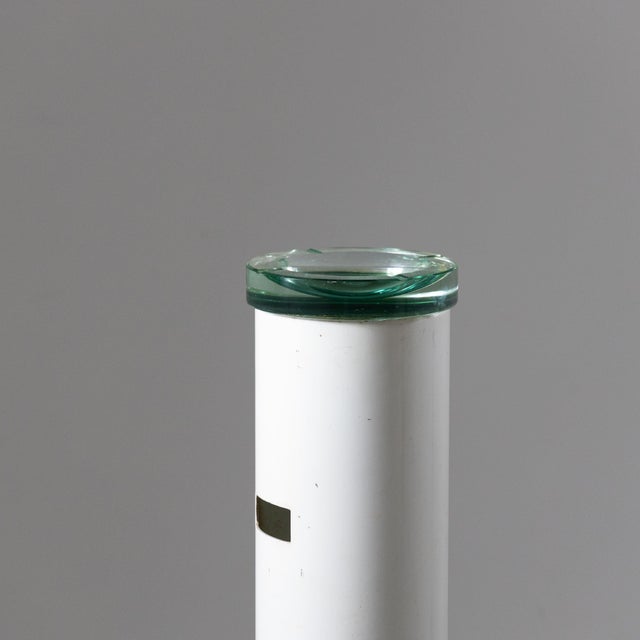 Metal Illuminated Metal and Glass Ashtray, 1950s For Sale - Image 7 of 13