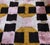 "Striking, sophisticated, and impeccably tailored, this handmade silk velvet throw pillow transforms bold geometry into an...
