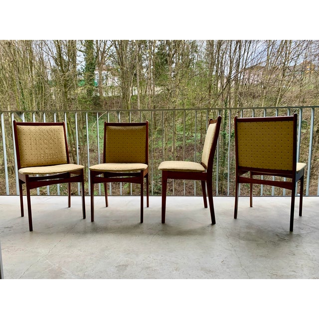 Brown Modern Danish Rosewood Chairs, 1960s, Set of 4 For Sale - Image 8 of 18