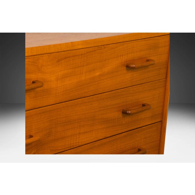 Mid Century Teak Chest of Drawers For Sale In Baltimore - Image 6 of 11
