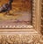 Wood Pair of 19th Century Belgium Pendant Chicken Paintings Signed Dubois For Sale - Image 7 of 15