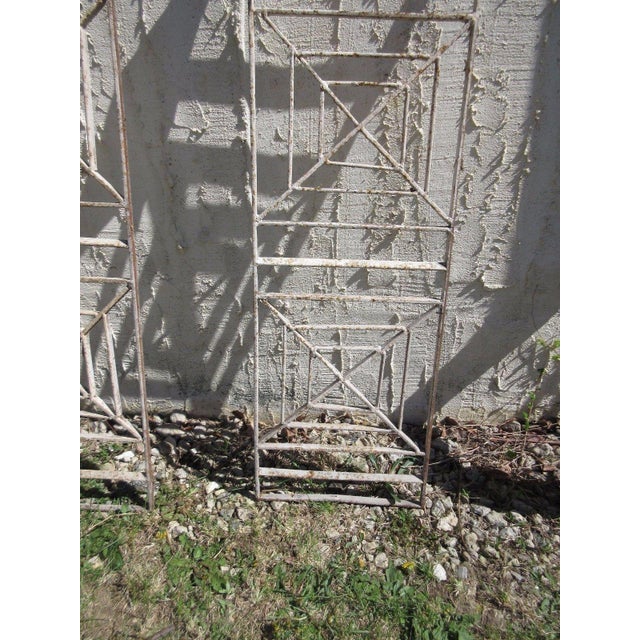 Antique Victorian Iron Gate Architectural Salvage Door For Sale - Image 4 of 6