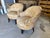 An exquisite, authentic pair of antique French fauteuils crapaud (traditionally known as "crapaud" or "toad" chairs due to...