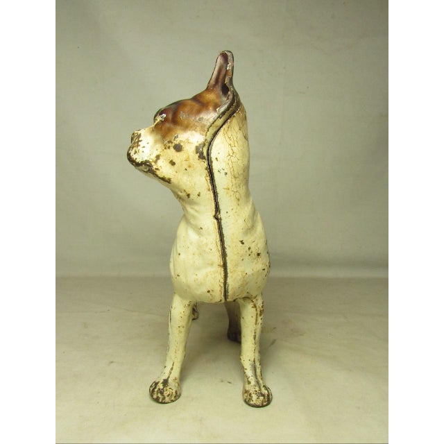 Figurative Cast Iron Hubley Boston Terrier Doorstop For Sale - Image 3 of 15