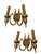Gold Italian Brass Sconces by Gaetano Sciolari, 1970s, Set of 2 For Sale - Image 8 of 8