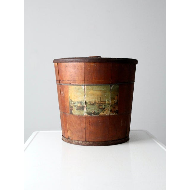 Antique Wooden Pantry Box Chairish