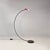 Italian Space Age Metal, Acrylic Glass and Marble Black Violet Arc Floor Lamp, 1980s For Sale - Image 3 of 18