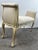 20th C French Louis XV Style Off-White & Beige Upholstered Bench or Window Seat For Sale - Image 4 of 11