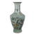 Chinese Vintage Porcelain Vase Qing Dynasty Qianlong Marked Crackle Glaze Famille Verte Porcelain Vase Hand Painted Figures Pattern For Sale