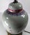 19th Century Chinese Celadon Green Floral Ginger Jar Table Lamp in Famille Rose Palette For Sale - Image 11 of 12