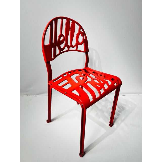 Hello There Chair in Red by Jeremy Harvey for Artifort, 2005 For Sale - Image 6 of 11