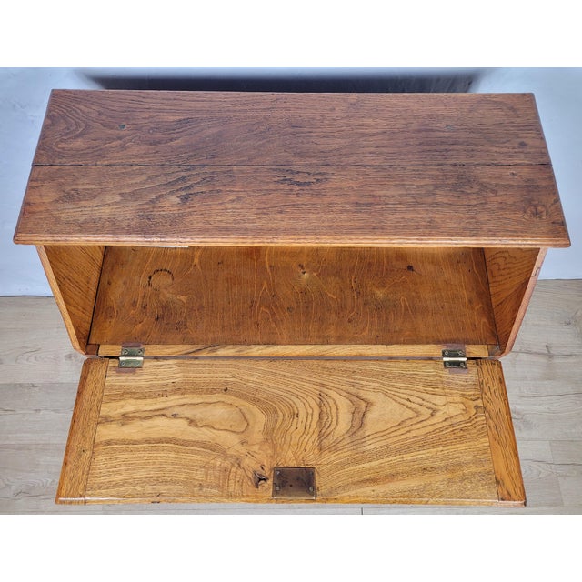 Vintage Elm Secretary, 1930s For Sale - Image 9 of 18