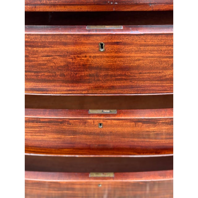 Late 18th Century George III Mahogany Chest of Drawers, 1790s For Sale - Image 5 of 8