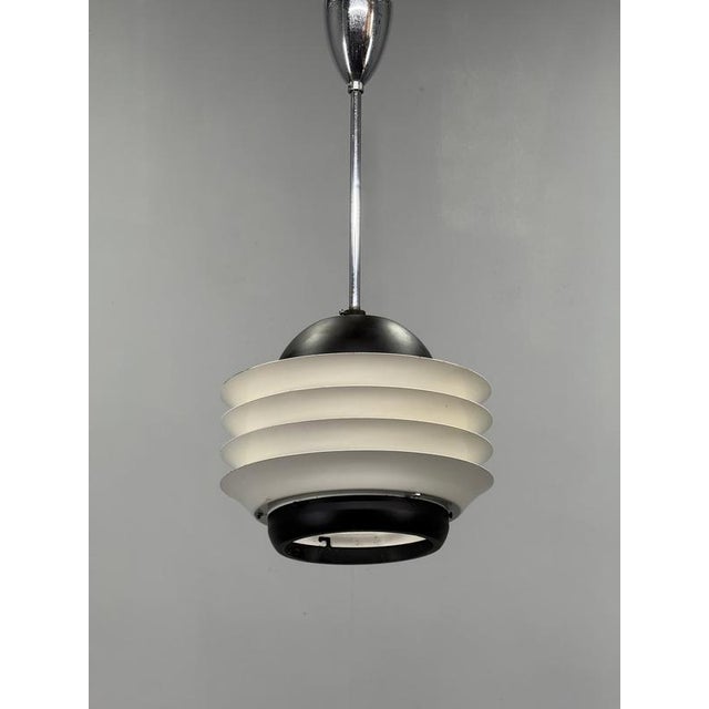 Mid-Century Modern Pendant Lamp from Lidokov, Czechoslovakia, 1970s For Sale - Image 3 of 15