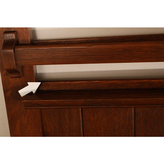 Antique Gustav Stickley Mission Oak Plate Rack #903 For Sale - Image 17 of 18