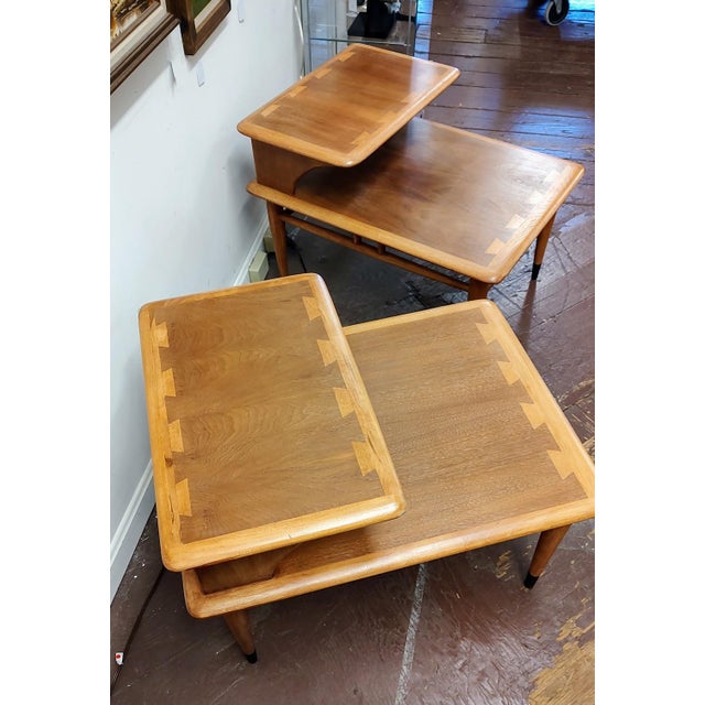 1960s Pair of Lane Acclaim Two Tiered End Tables For Sale In Baltimore - Image 6 of 9