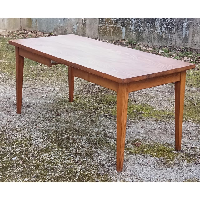 Mid-Century Modern Vintage French Table, 1970 For Sale - Image 3 of 9