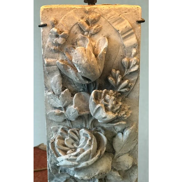 Late 19th Century Table Lamp From From Plaster Moulding For Sale - Image 4 of 7
