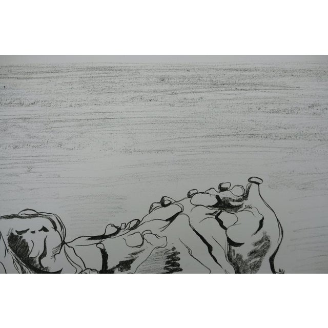 Yves Brayer, Les tombeaux des rois Achemenides, Lithograph For Sale - Image 5 of 8