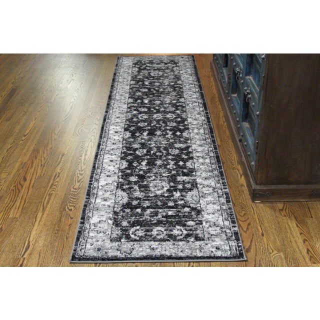 Vintage Style Distressed Gray Runner 2’8” x 10’ Chairish