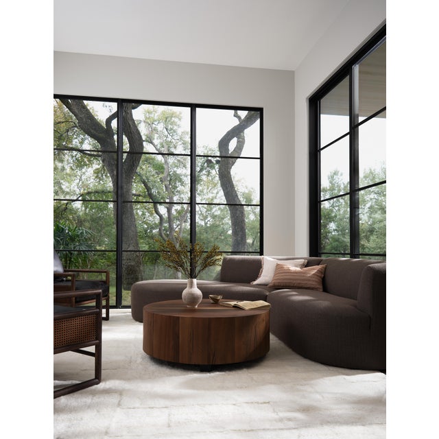 Four Hands Hudson Coffee Table, Natural Yukas | Chairish