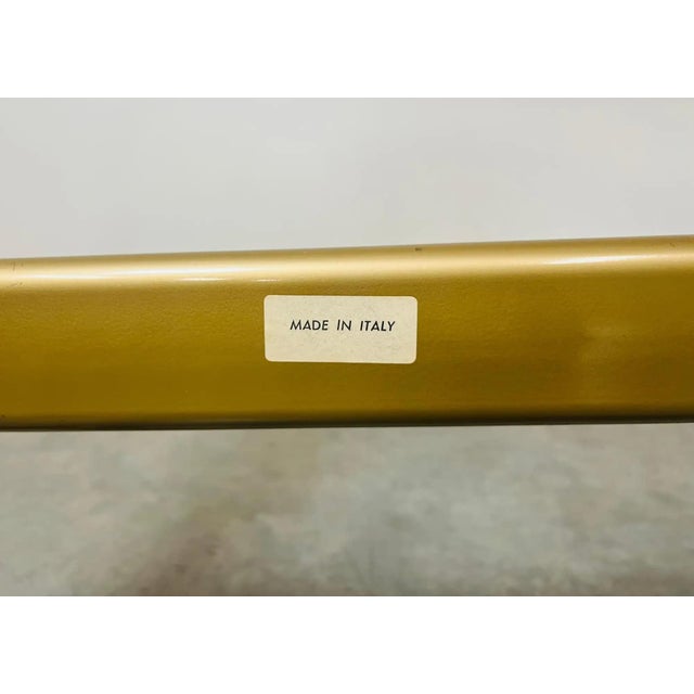 Art Deco Art Nouveau Solid Brass & Enameled Steel Double Bed Armoni Essebi Italy For Sale - Image 10 of 10