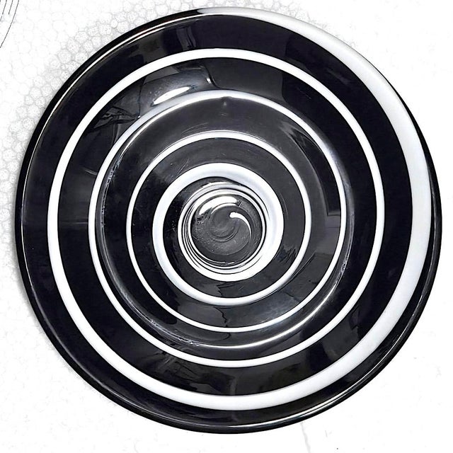1970s Vintage Italian Art Glass Plates for Leonardo, Set of 3 For Sale - Image 5 of 11