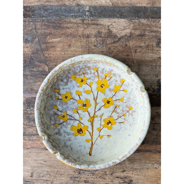 Vintage Italian Glazed Ceramic Ashtray For Sale - Image 4 of 12