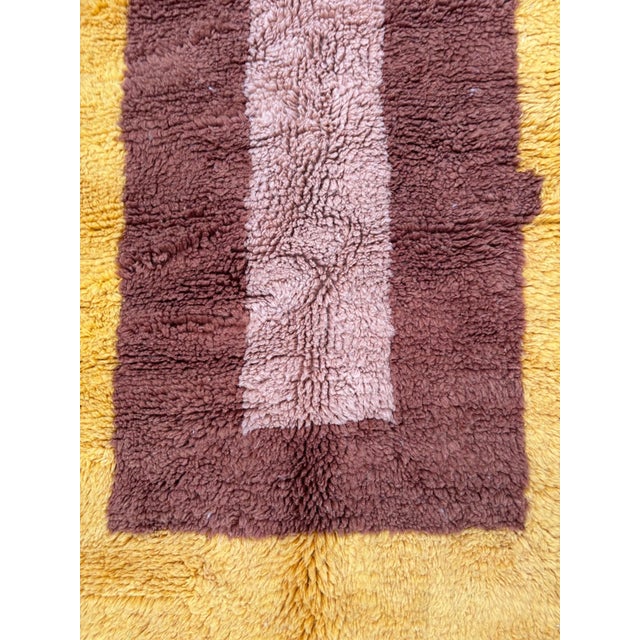 2020s Modern Colorful Moroccan Wool Rug For Sale - Image 5 of 9