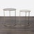 2010s West Elm Enamel Top Nesting Tables For Sale - Image 5 of 6