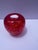 1994 Hand-Signed Richard Blenko Ruby Red Glass Apple Paperweight - Model #882 For Sale - Image 9 of 12