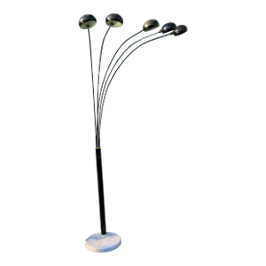 Vintage Arched Reggiani Style Five Light Floor Lamp