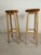 Oak Bar Stools, 1940s, Set of 2 For Sale - Image 4 of 14