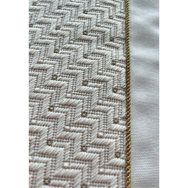 Textile 1999 Whimsical Handmade Folk Art Pillow For Sale - Image 7 of 15