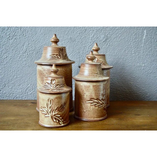 Vintage Ceramic Pots from Vallauris, Set of 4 For Sale - Image 10 of 10
