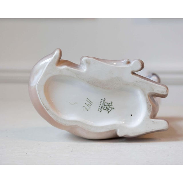 Taupe Mid 20th Century Porcelain Deer by Dahl Jensen, Denmark For Sale - Image 8 of 8