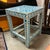 Beautiful and cheerful handmade bone inlay side table or seat. The blue is dyed bone using natural permanent pigments. The...
