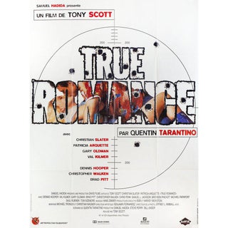 True Romance 1994 French Grande Film Poster For Sale