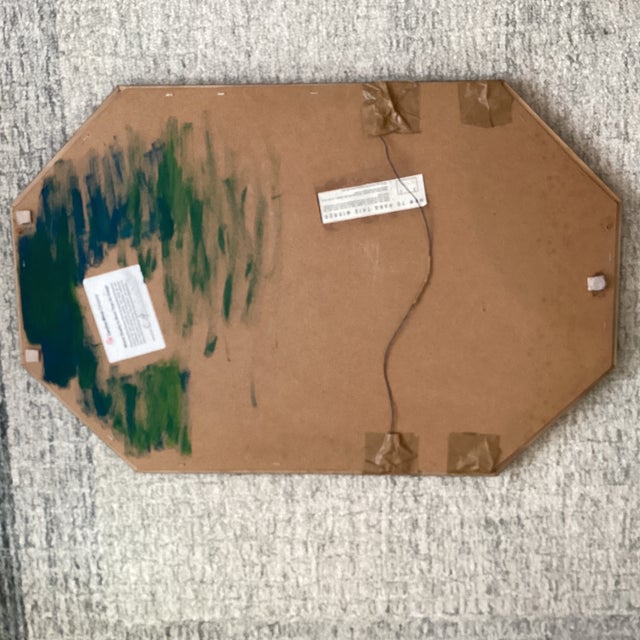 Mid 20th Century Rectangular Carolina Mirror Handmade Wood Frame For Sale - Image 11 of 12