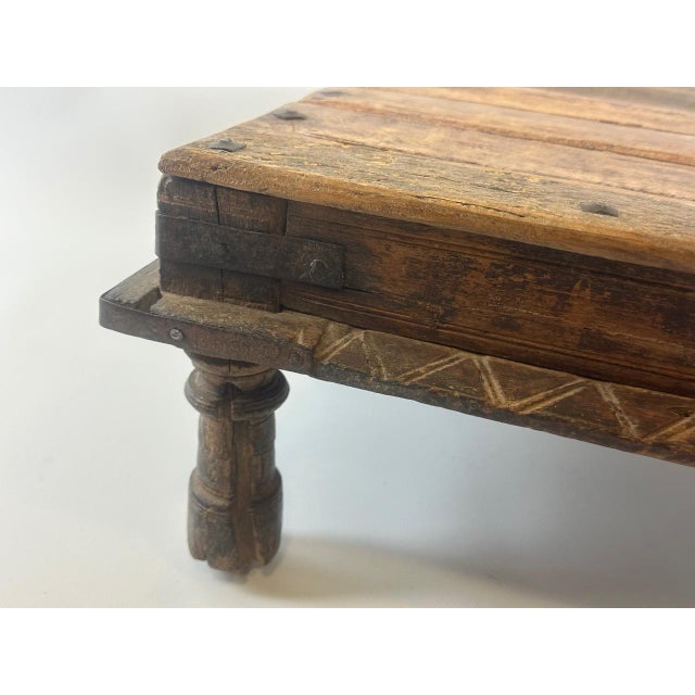 Indian Hand-Crafted Coffee Table For Sale - Image 12 of 14