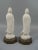 Late 19th Century Antique Chinese Dehua Blanc De Chine Porcelain Standing Guanyin/Kwan Yin Statues - Set of 2 For Sale - Image 5 of 8