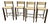 Marmol Radziner for Baker / McGuire Nichols Woven Bar Stool, Set of 4 For Sale