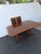 This classic Dining Table and 2 Leaves is made out of wood, mahogany, and veneer. The Table has a Traditional style and...
