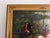 Green Large Vintage Oil Painting English Fox Hunt Horses Hounds Hunting Scene Art For Sale - Image 8 of 15